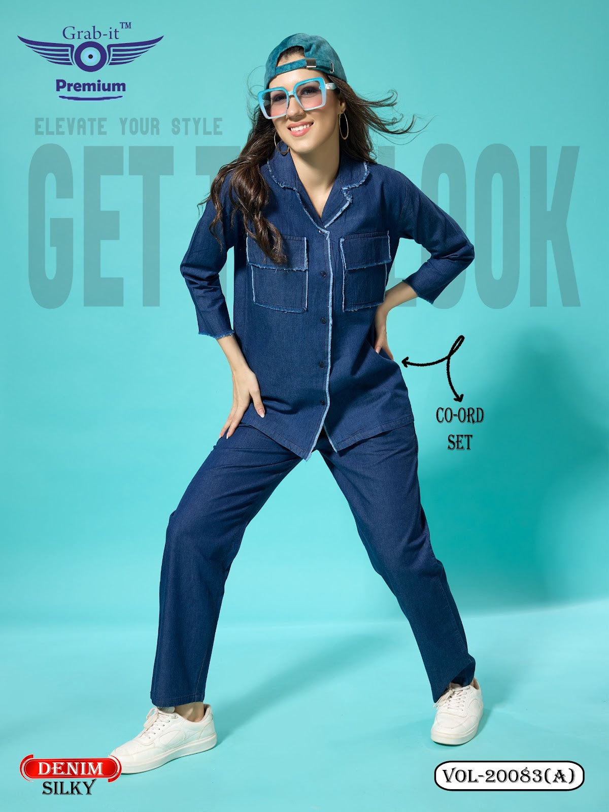 Denim Vol 20083 A Grab It Silky Co Ord Set Manufacturer India