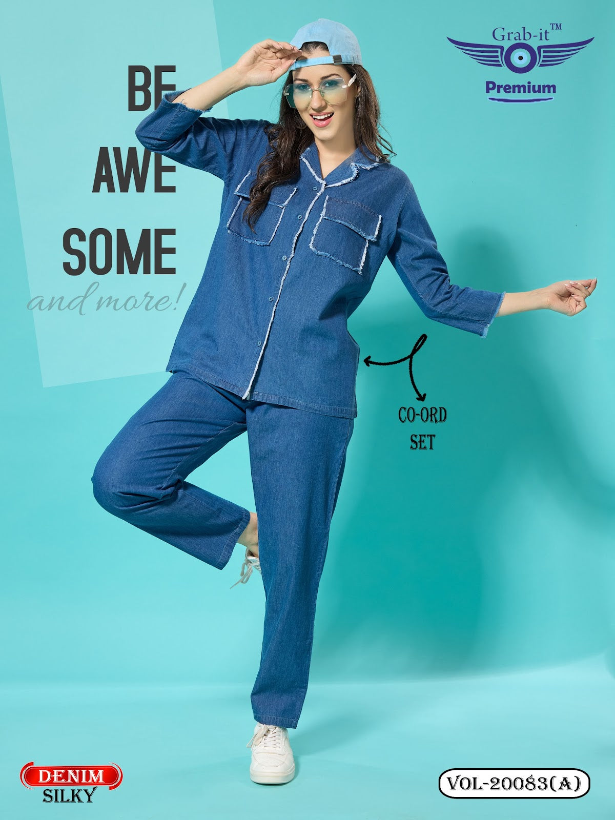 Denim Vol 20083 A Grab It Silky Co Ord Set Manufacturer India