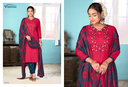 Dermy Cool Vol 24 Vishnu Impex Pv Silk Pant Style Suits Exporter