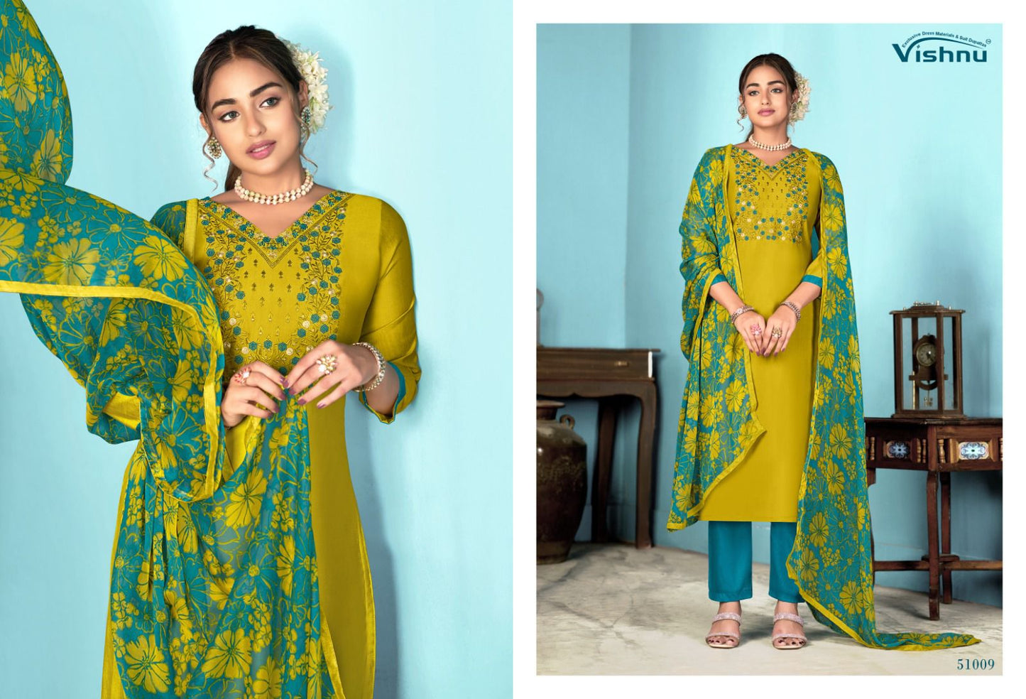 Dermy Cool Vol 24 Vishnu Impex Pv Silk Pant Style Suits Exporter