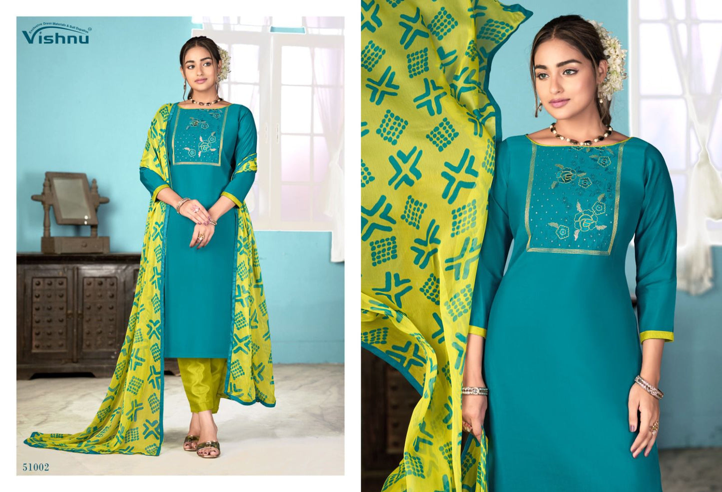 Dermy Cool Vol 24 Vishnu Impex Pv Silk Pant Style Suits Exporter