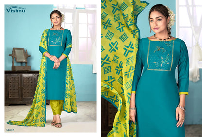 Dermy Cool Vol 24 Vishnu Impex Pv Silk Pant Style Suits Exporter