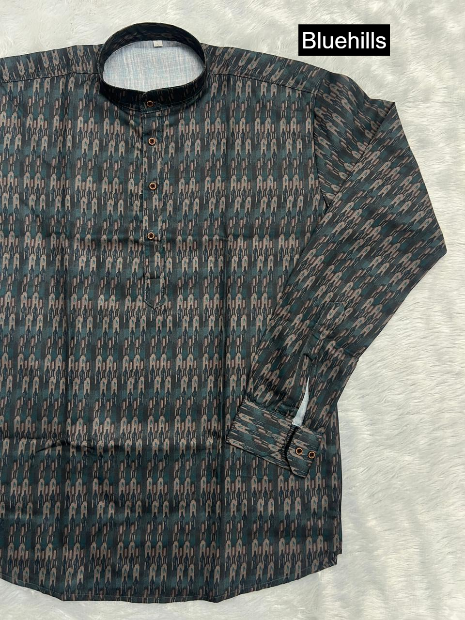 Desi Club Bluehills Cotton Mens Kurta Exporter Ahmedabad