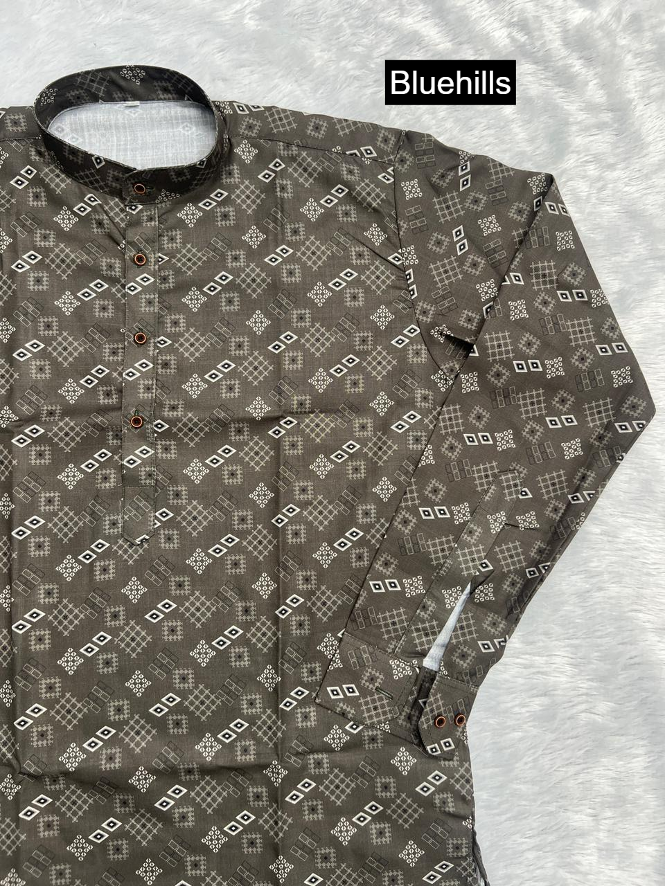 Desi Club Bluehills Cotton Mens Kurta Exporter Ahmedabad