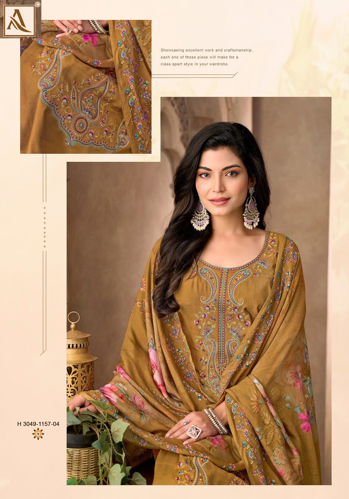 Desi Girl Edition 5 Alok Viscose Maslin Karachi Salwar Suits Exporter