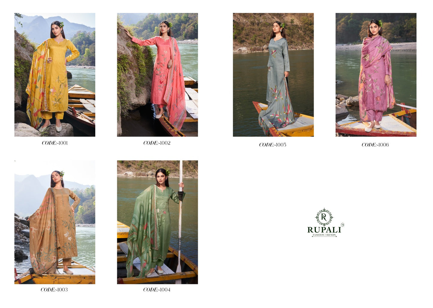 Desi Girl Rupali Jaam Satin Pant Style Suits Supplier Gujarat