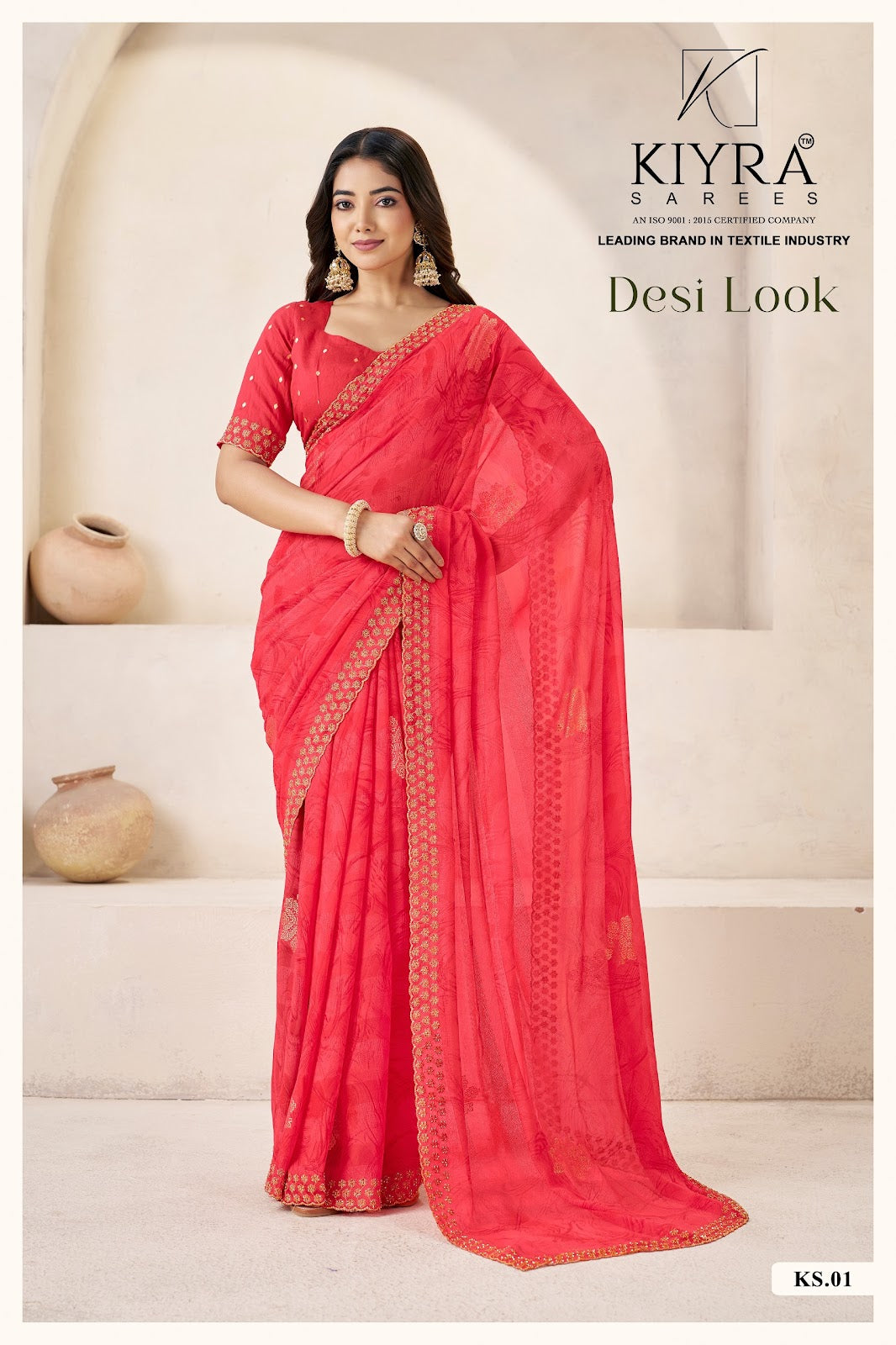Desi Look Kiyra Georgette Sarees Supplier India