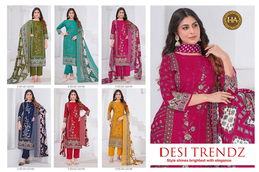 Desi Trendz Harshit Fashion Viscose Reyon Karachi Salwar Suits Manufacturer India