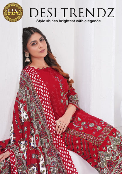 Desi Trendz Harshit Fashion Viscose Reyon Karachi Salwar Suits Manufacturer India