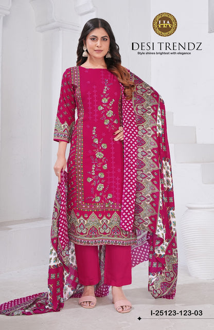 Desi Trendz Harshit Fashion Viscose Reyon Karachi Salwar Suits Manufacturer India