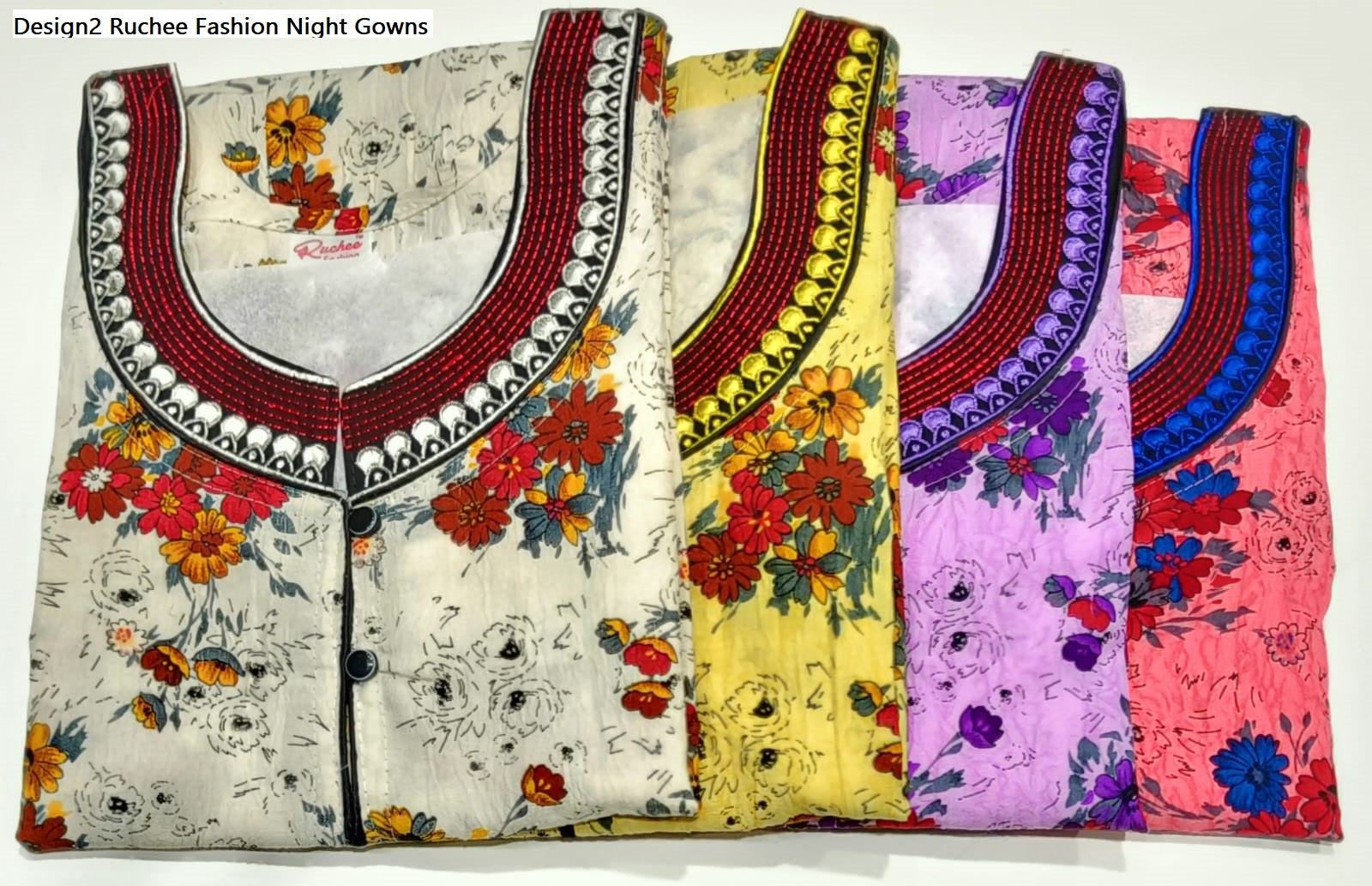 Design2 Ruchee Fashion Crush Night Gowns Supplier Gujarat