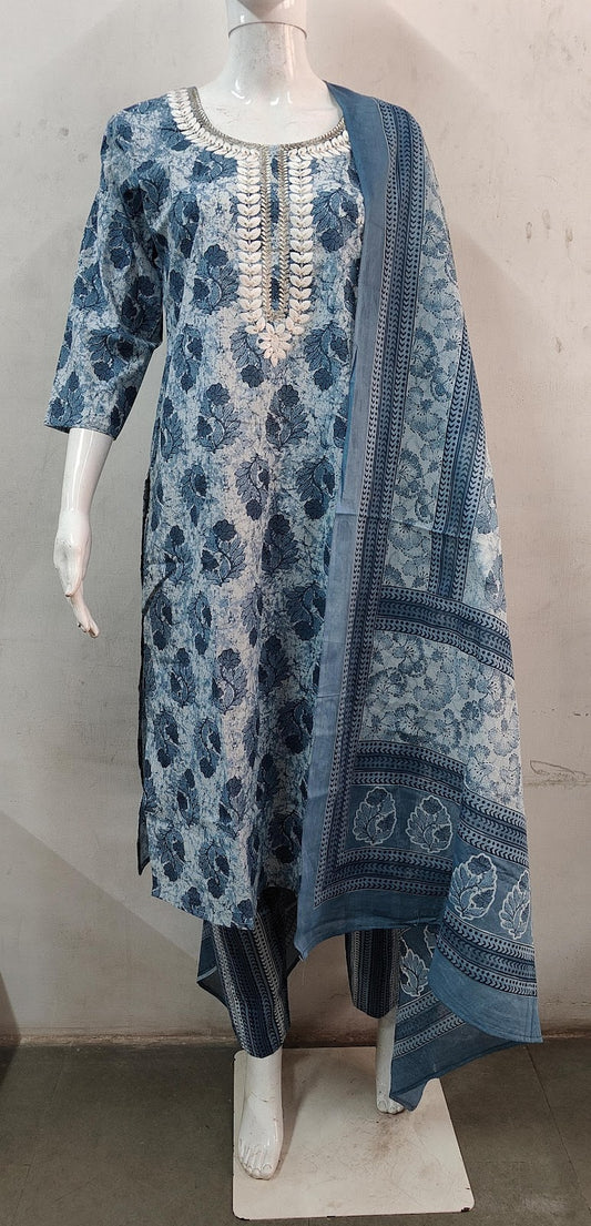 Design60 Ladli Cotton Cambric Readymade Pant Style Suits Wholesale Price