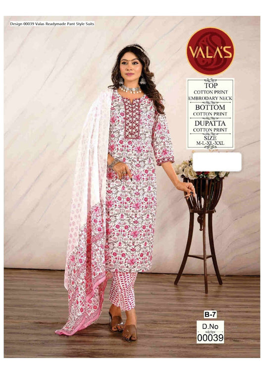 Design 00039 Valas Readymade Pant Style Suits Wholesaler