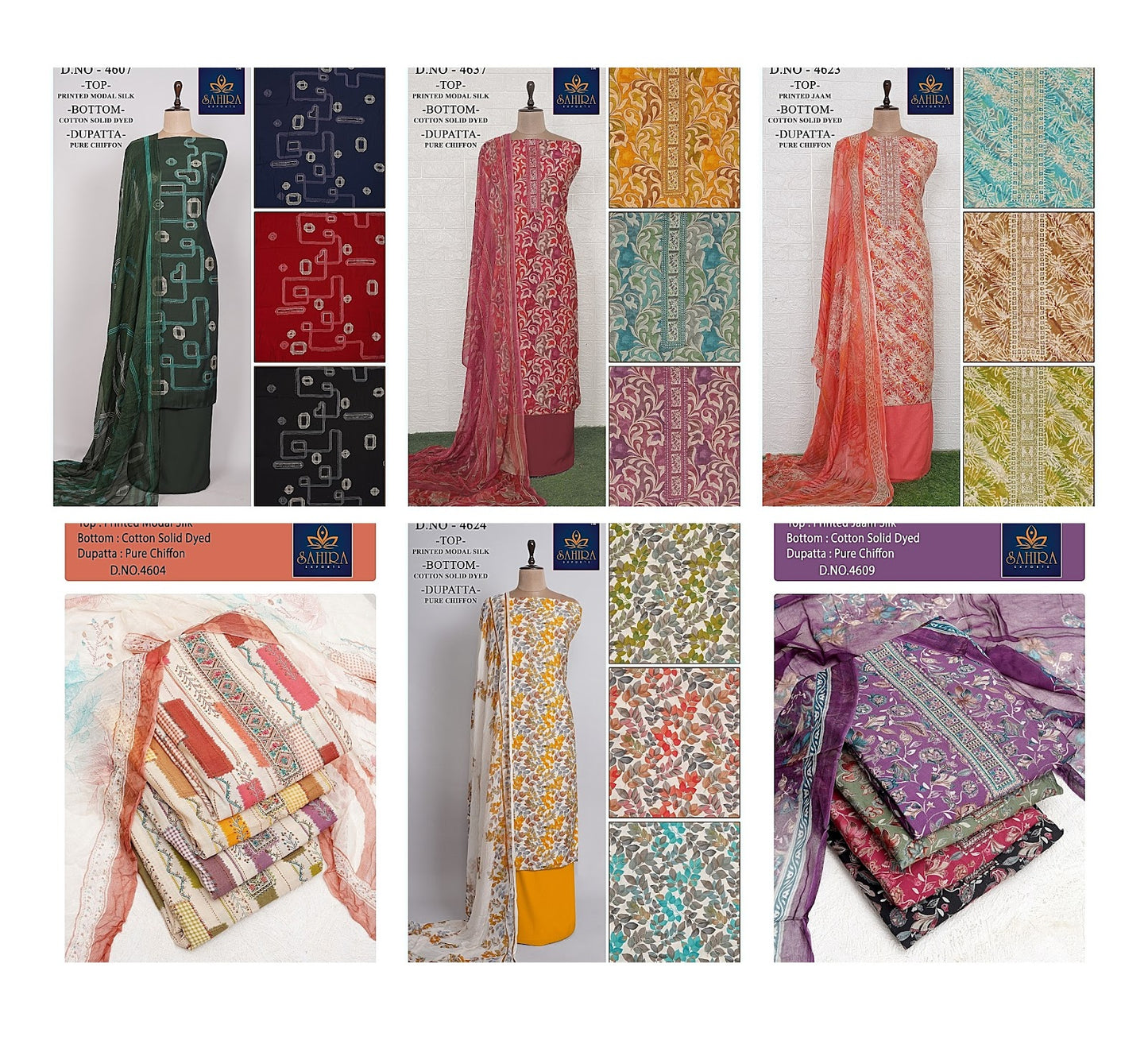 Design 010825 Sahira Silk Salwar Suits Manufacturer Ahmedabad