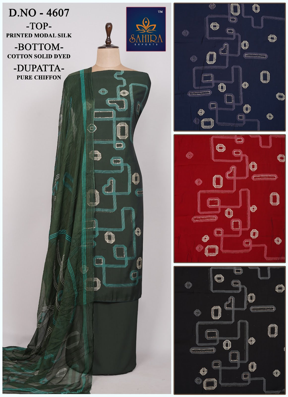 Design 010825 Sahira Silk Salwar Suits Manufacturer Ahmedabad