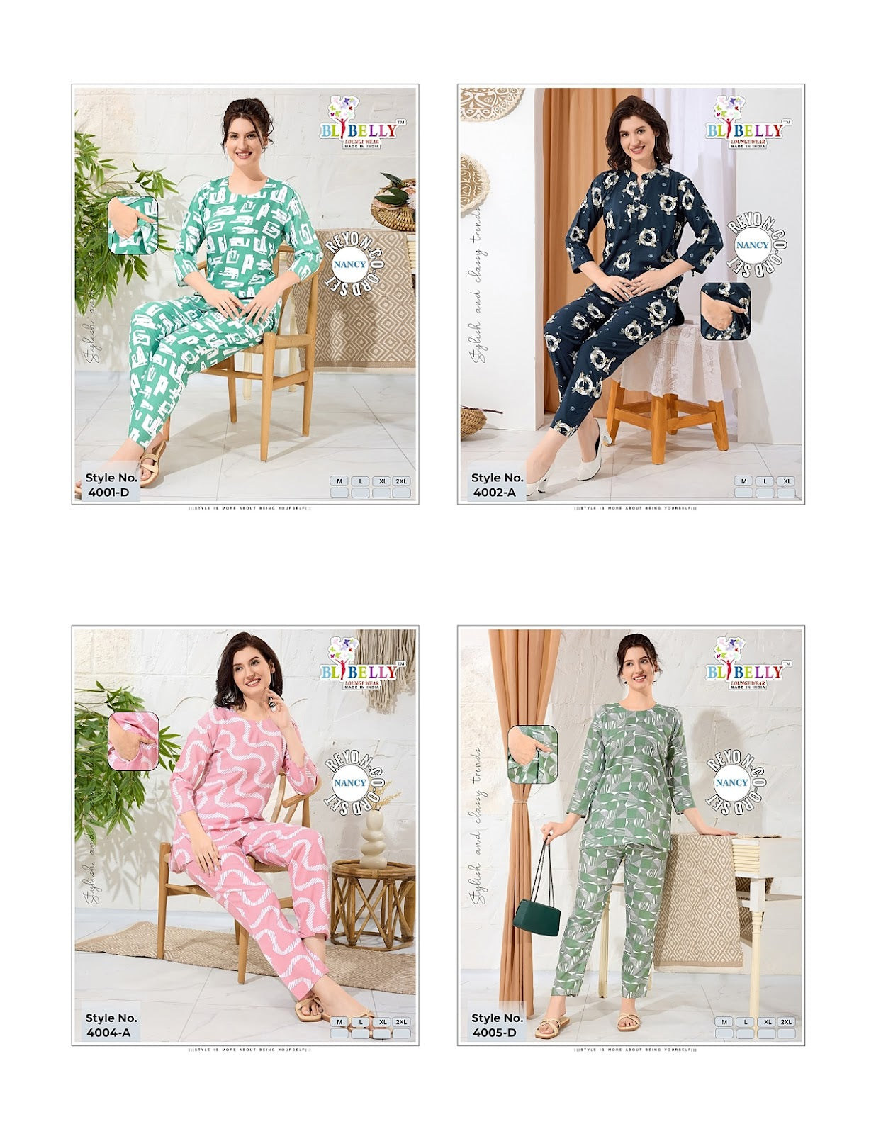 Design 020625 Belly Reyon Co Ord Set Exporter Ahmedabad
