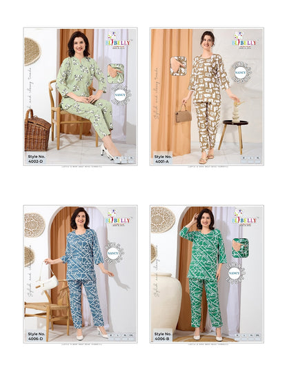 Design 020625 Belly Reyon Co Ord Set Exporter Ahmedabad