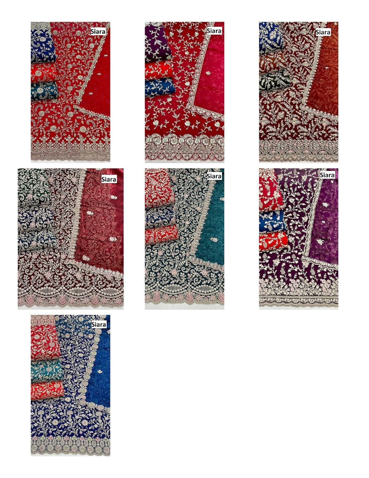 Design 0208 Siara Silk Salwar Suits Manufacturer Ahmedabad