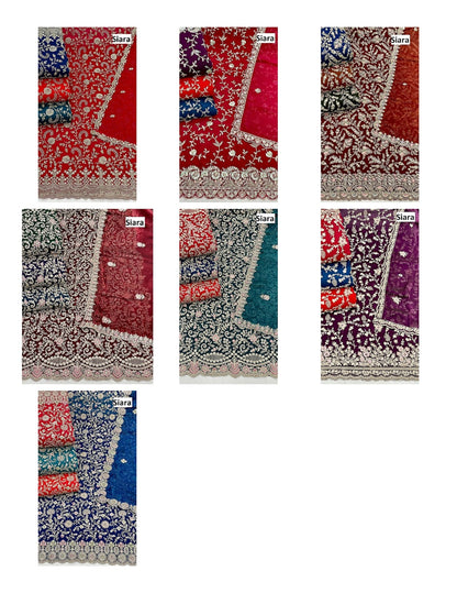 Design 0208 Siara Silk Salwar Suits Manufacturer Ahmedabad