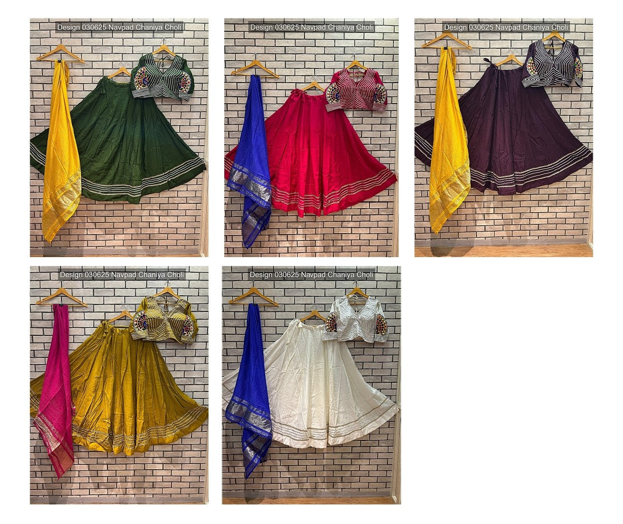 Design 030625 Navpad Roman Silk Chaniya Choli Exporter Ahmedabad