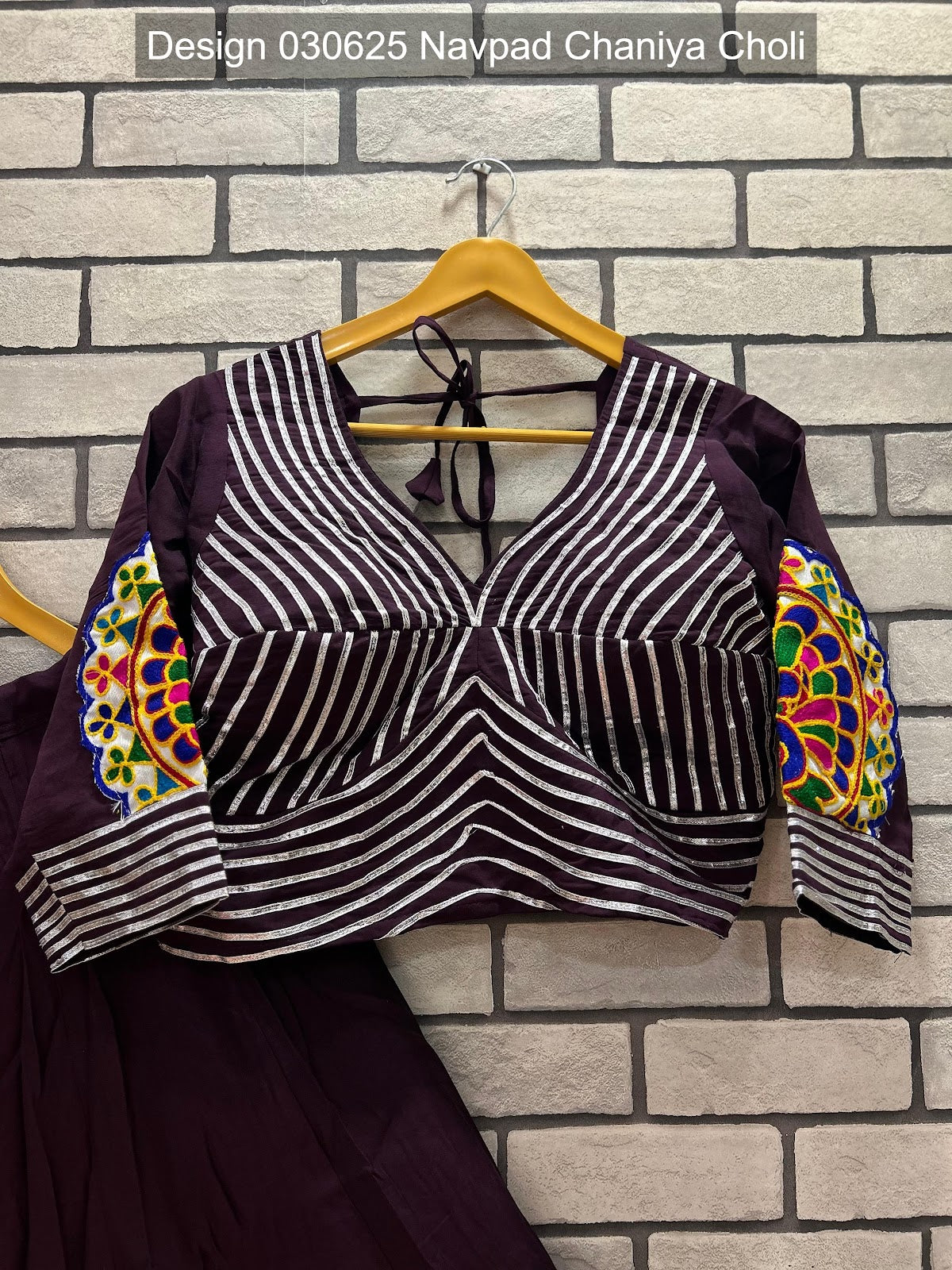 Design 030625 Navpad Roman Silk Chaniya Choli Exporter Ahmedabad