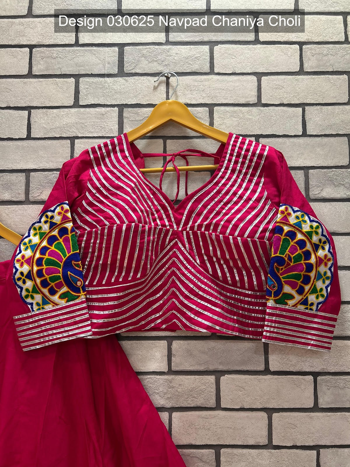 Design 030625 Navpad Roman Silk Chaniya Choli Exporter Ahmedabad