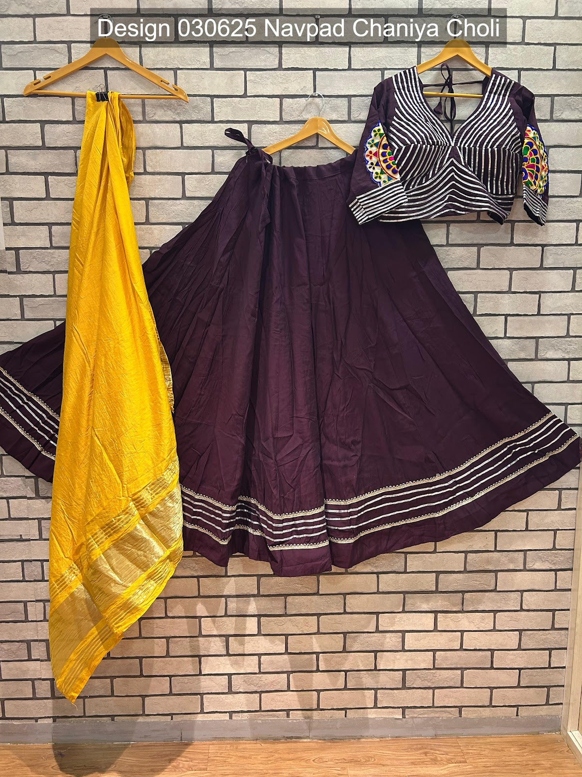 Design 030625 Navpad Roman Silk Chaniya Choli Exporter Ahmedabad