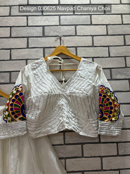 Design 030625 Navpad Roman Silk Chaniya Choli Exporter Ahmedabad