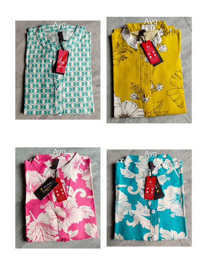 Design 031125 Ayg Liva Rayon Kurtis Supplier India