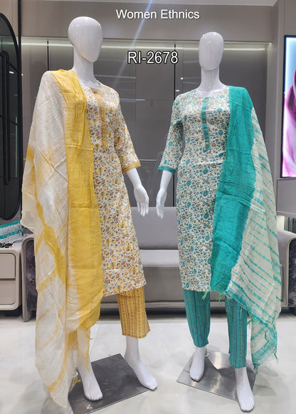 Design 040525 Women Ethnics Readymade Pant Style Suits Exporter India