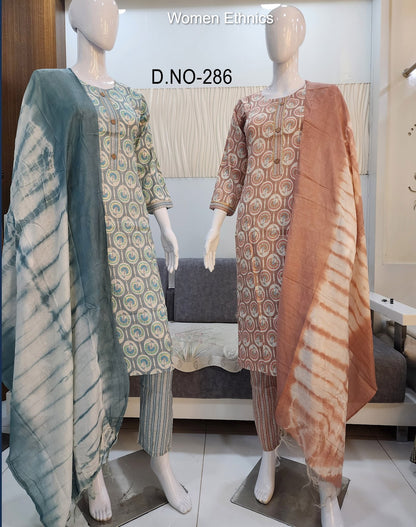 Design 040525 Women Ethnics Readymade Pant Style Suits Exporter India