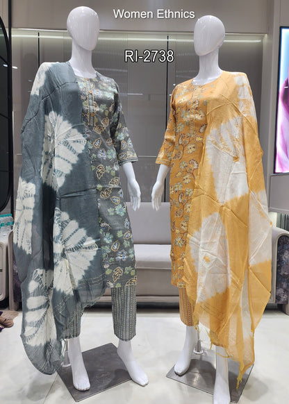 Design 040525 Women Ethnics Readymade Pant Style Suits Exporter India