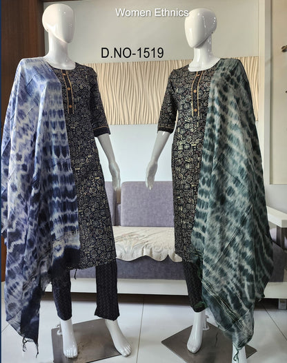Design 040525 Women Ethnics Readymade Pant Style Suits Exporter India