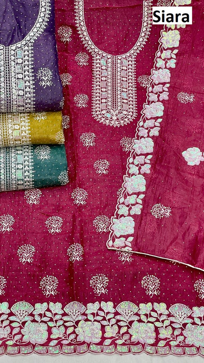 Design 0508 Siara Crush Salwar Suits Wholesale