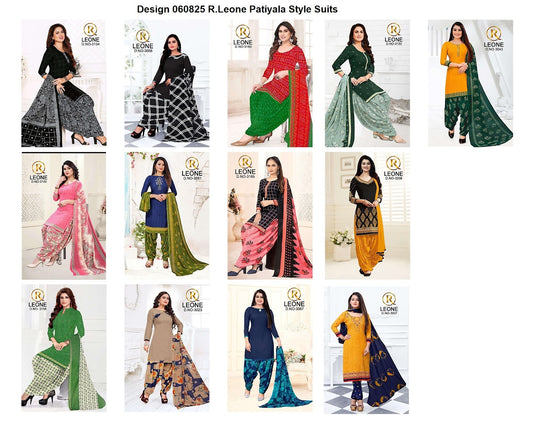 Design 060825 R.Leone Patiyala Style Suits Supplier Gujarat