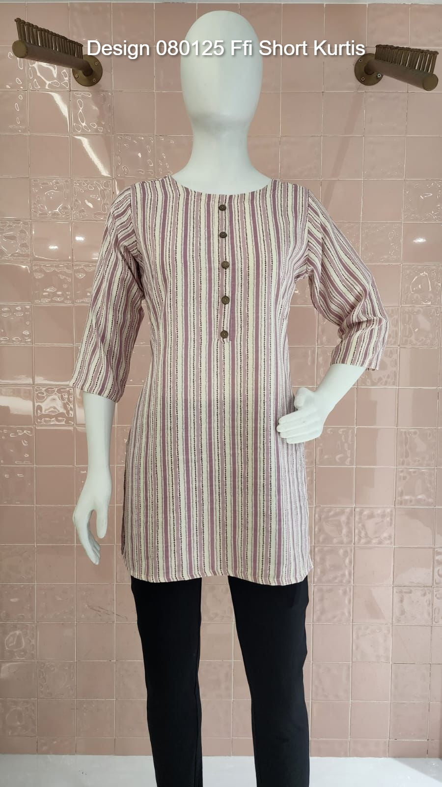 Design 080125 Ffi Rayon Short Kurtis Wholesaler Ahmedabad