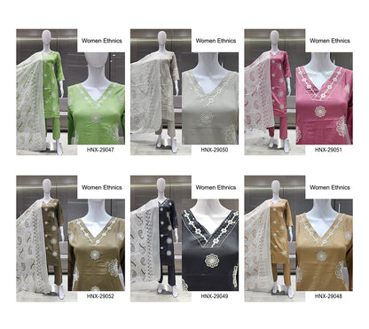 Design 0825 Women Ethnics Reyon Readymade Pant Style Suits Exporter Ahmedabad