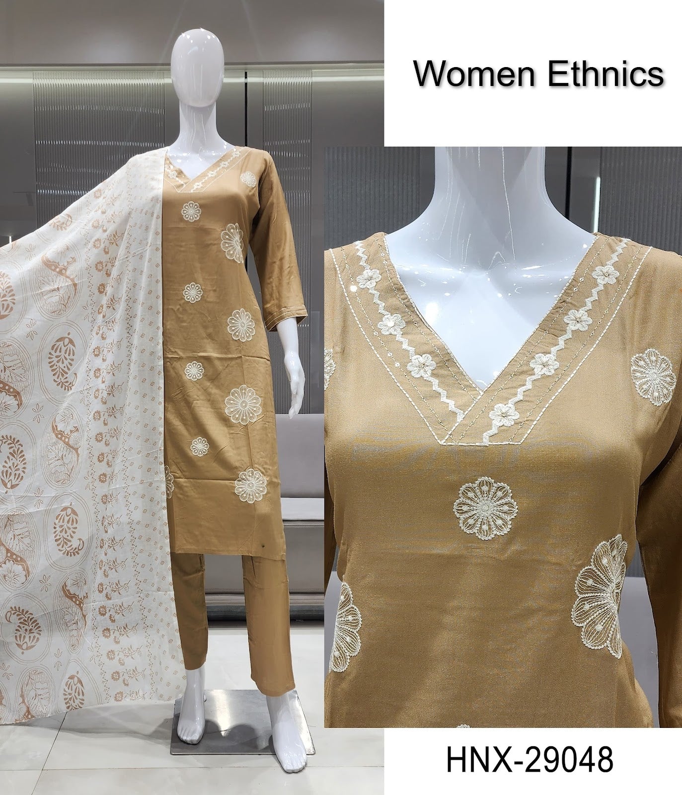 Design 0825 Women Ethnics Reyon Readymade Pant Style Suits Exporter Ahmedabad