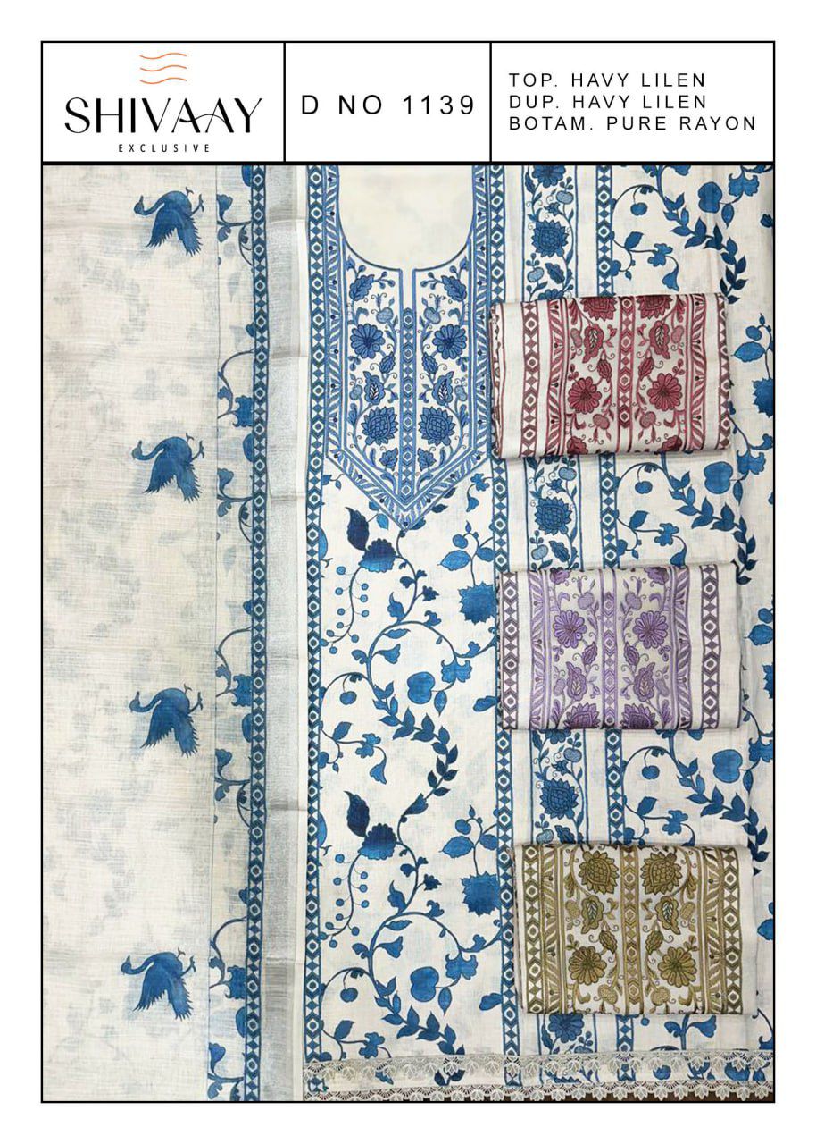 Design 0906 Shivaay Linen Salwar Suits Manufacturer