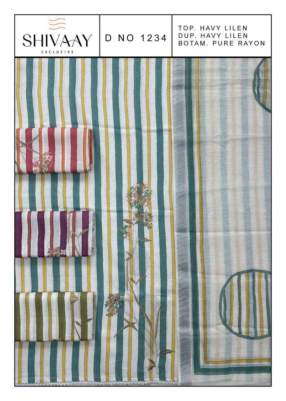 Design 0906 Shivaay Linen Salwar Suits Manufacturer