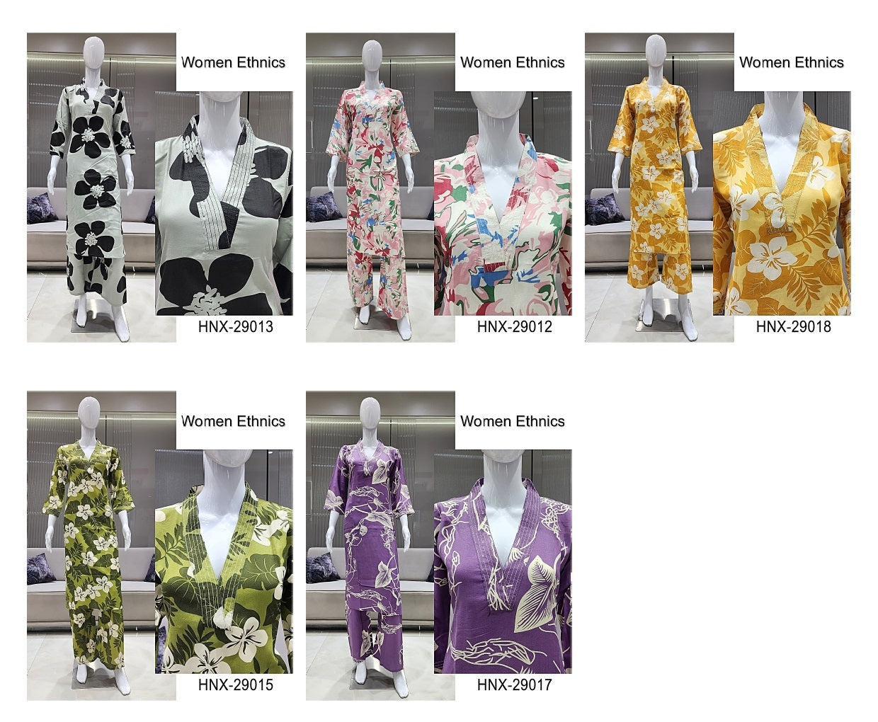 Design 090725 Women Ethnics Reyon Co Ord Set Wholesale