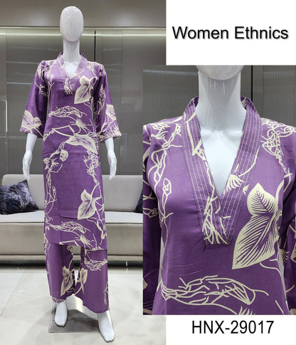 Design 090725 Women Ethnics Reyon Co Ord Set Wholesale