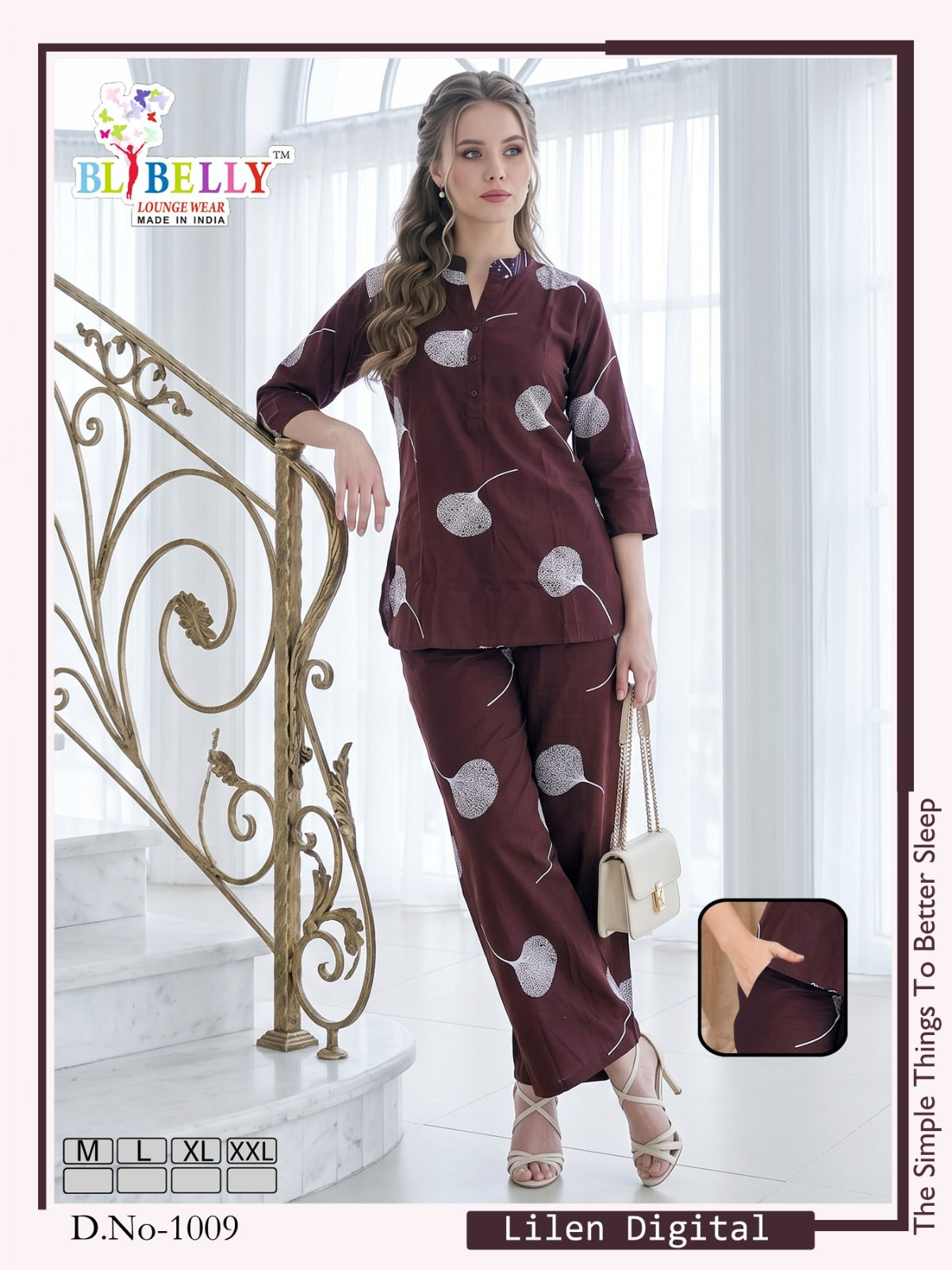 Design 1001-1012 Belly Linen Co Ord Set Wholesaler Ahmedabad