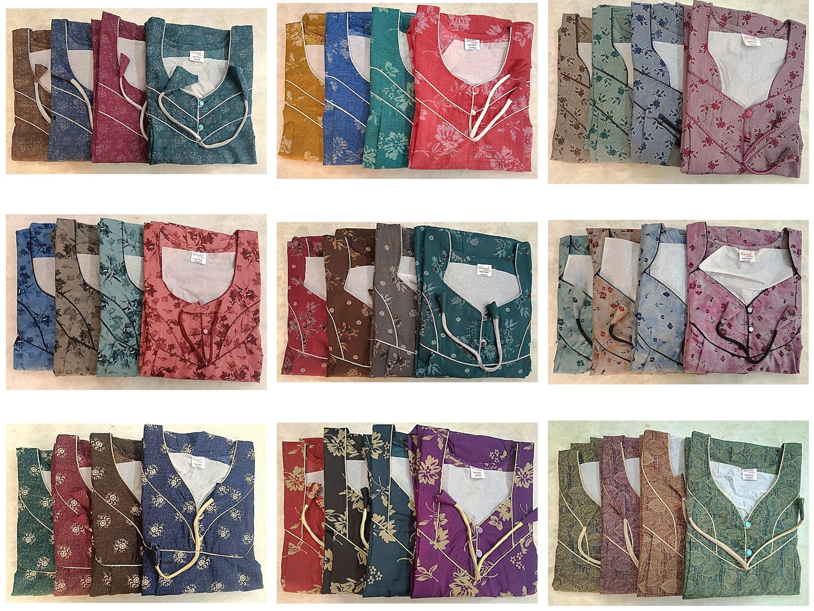 Design 100225 Ruchee Fashion Pv Feeding Night Gown Supplier Gujarat