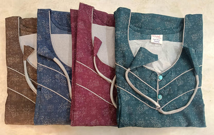 Design 100225 Ruchee Fashion Pv Feeding Night Gown Supplier Gujarat