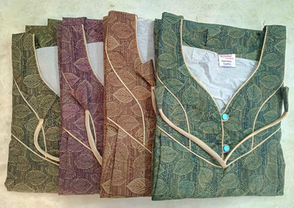 Design 100225 Ruchee Fashion Pv Feeding Night Gown Supplier Gujarat