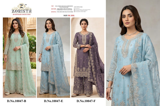 Design 10047 Bef Zorista Jimmy Choo Pakistani Readymade Suits Manufacturer Ahmedabad