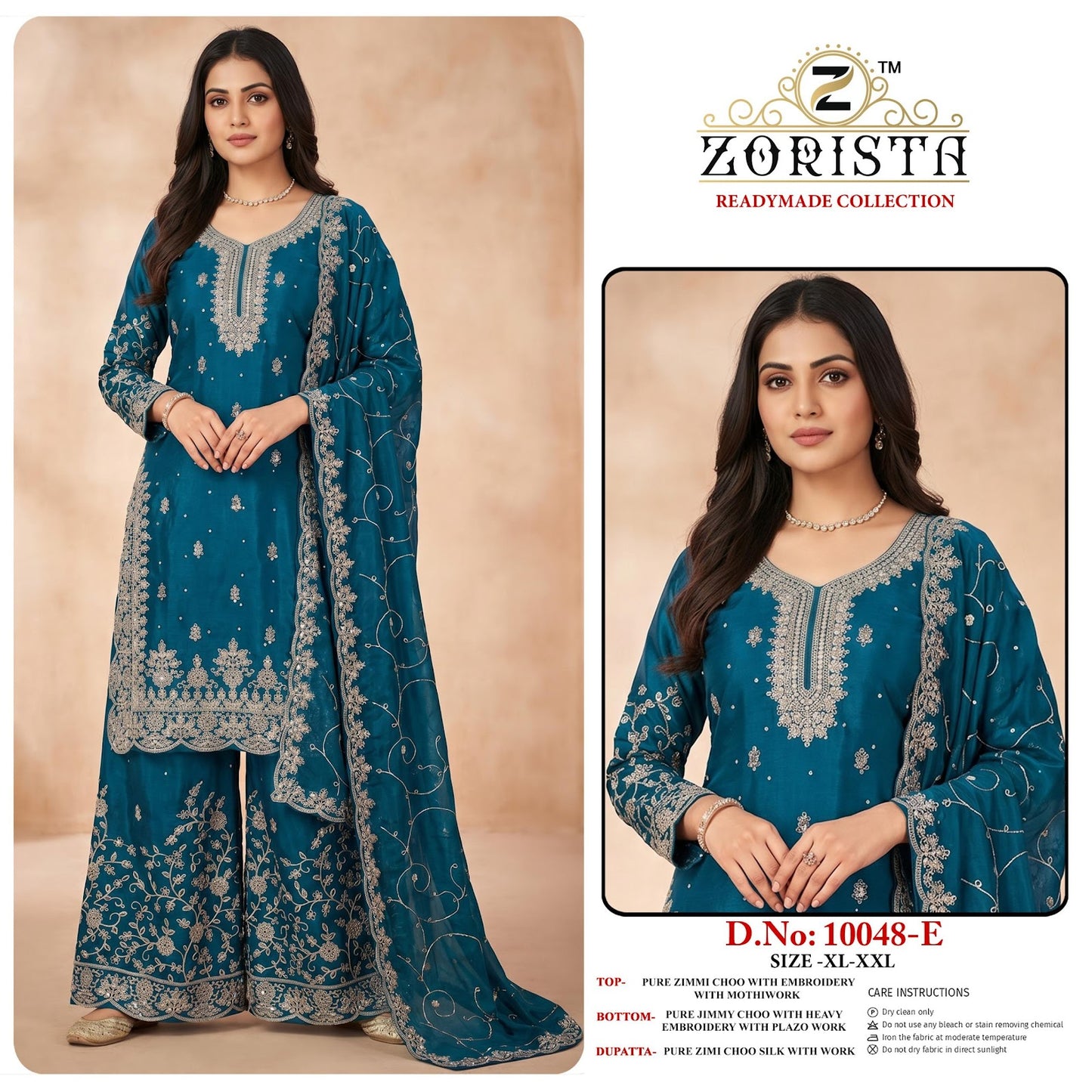 Design 10048 Bcde Zorista Jimmy Choo Pakistani Readymade Suits Manufacturer Ahmedabad