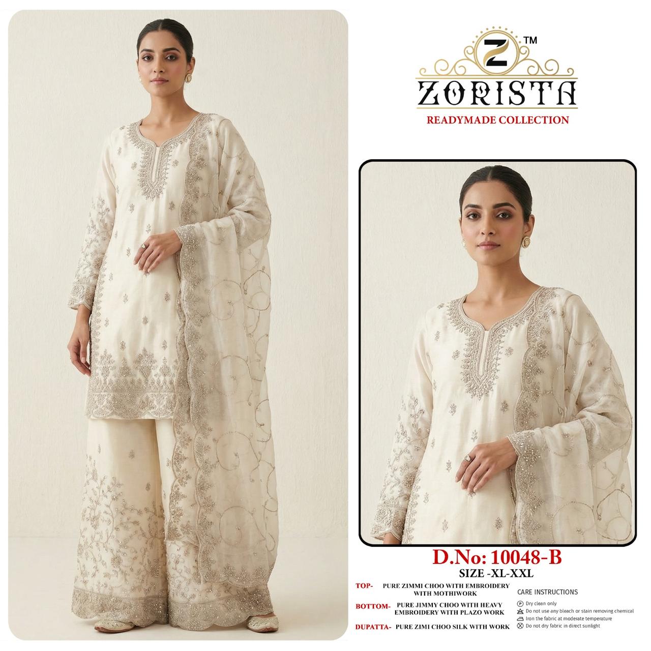 Design 10048 Zorista Jimmy Choo Pakistani Readymade Suits Exporter Ahmedabad