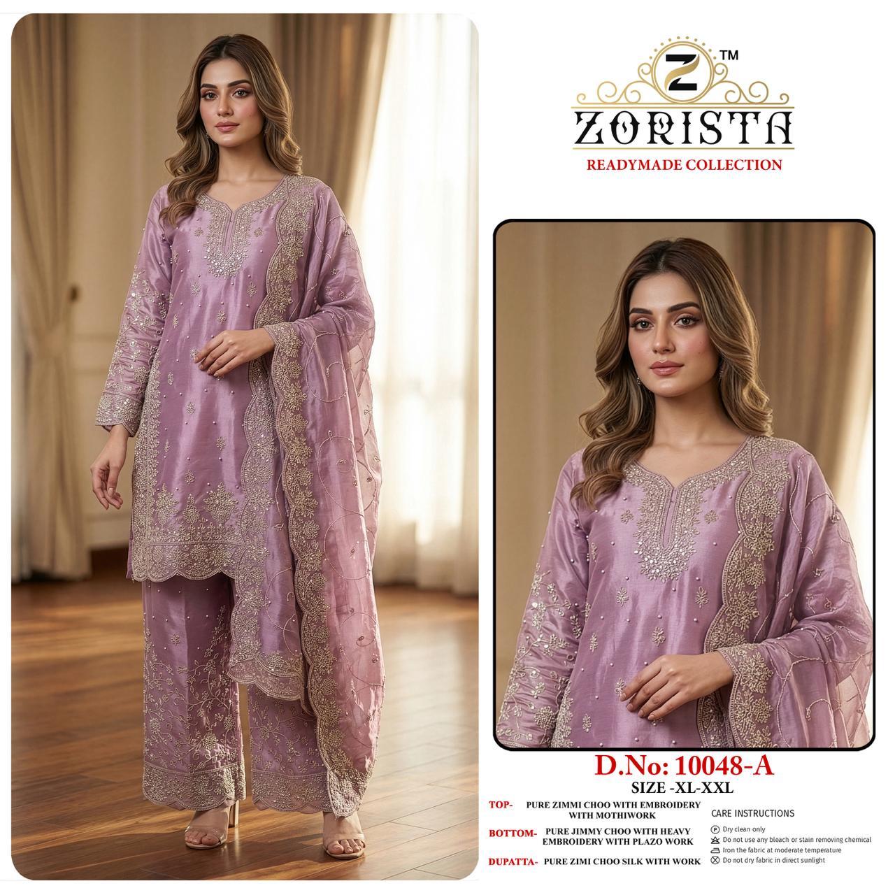 Design 10048 Zorista Jimmy Choo Pakistani Readymade Suits Exporter Ahmedabad